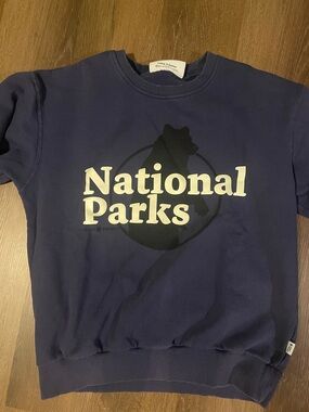 Parks Project Navy National Parks Bear Logo Sweatshirt